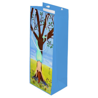 Sac Cadeau Pour Bouteille Art de sirène "hors d'eau"
