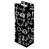 Sac Cadeau Pour Bouteille Au-dessus de la colline (Dos Angle)