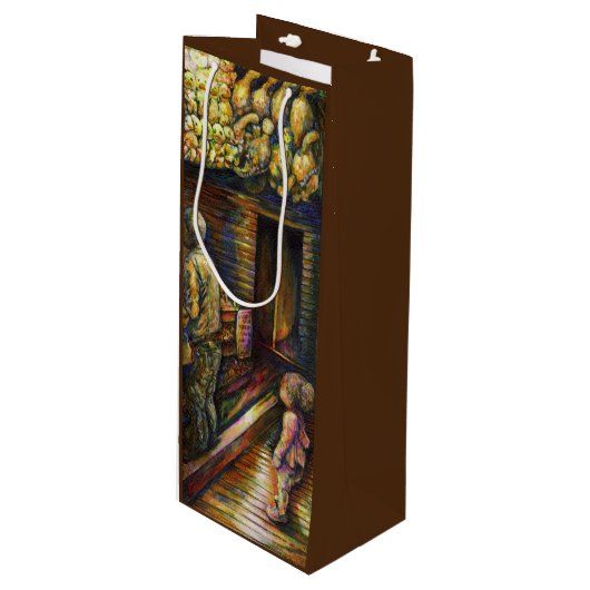 Sac Cadeau Pour Bouteille Au nord du cirque (Devant Angle)