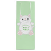 Sac Cadeau Pour Bouteille Baby shower de chat Kitty (Devant)