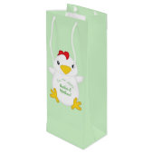 Sac Cadeau Pour Bouteille Baby shower de poulet (Dos Angle)