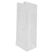 Sac Cadeau Pour Bouteille Baguette d'anniversaire Figure Girl avec verre de (Dos Angle)