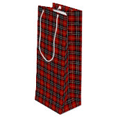 Sac Cadeau Pour Bouteille Baguette d'anniversaire Figure Girl avec vin rouge (Dos Angle)