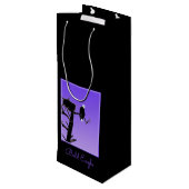 Sac Cadeau Pour Bouteille Bald Eagle at Sunset - Art original de la faune (Dos Angle)