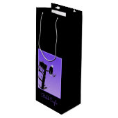 Sac Cadeau Pour Bouteille Bald Eagle at Sunset - Art original de la faune (Devant Angle)