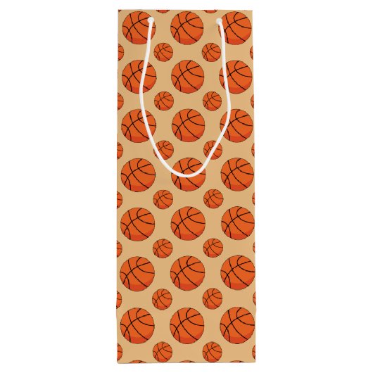 Sac Cadeau Pour Bouteille Basket-ball (Dos)