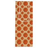 Sac Cadeau Pour Bouteille Basket-ball (Devant)