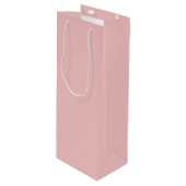 Sac Cadeau Pour Bouteille Bébé rose (Devant Angle)