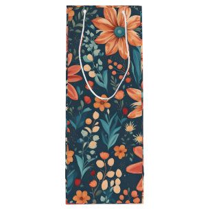 Sac Cadeau Pour Bouteille Belle Inspiration Florale