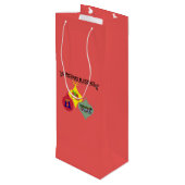 Sac Cadeau Pour Bouteille Bénédiction de Noël (Dos Angle)