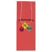Sac Cadeau Pour Bouteille Bénédiction de Noël (Devant)