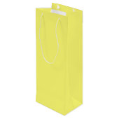 Sac Cadeau Pour Bouteille Beurre jaune (Dos Angle)