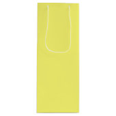 Sac Cadeau Pour Bouteille Beurre jaune (Devant)