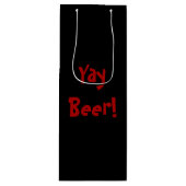 Sac Cadeau Pour Bouteille Bière de Yay ! (Devant)