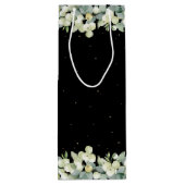 Sac Cadeau Pour Bouteille Black Snowberry+Eucalyptus Noël/Fête (Dos)