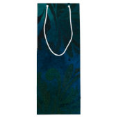 Sac Cadeau Pour Bouteille bleu (Dos)