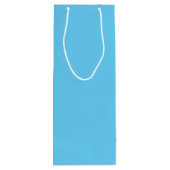 Sac Cadeau Pour Bouteille Bleu ciel (Dos)