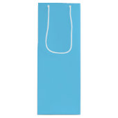 Sac Cadeau Pour Bouteille Bleu ciel (Devant)