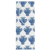 Sac Cadeau Pour Bouteille Bleu sauvage et blanc Ginger jarres Jar (Dos)