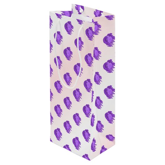 Sac Cadeau Pour Bouteille Bleurres et crème ITD (Dos Angle)