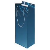 Sac Cadeau Pour Bouteille Bleus de remous (Dos Angle)