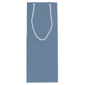 Sac Cadeau Pour Bouteille Blue Crane bleu color (Dos)