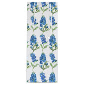 Sac Cadeau Pour Bouteille Bluebonnets Texas Blue Flowers Aquarelle (Devant)