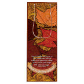 Sac Cadeau Pour Bouteille Bonnes notes d'amis (Devant)