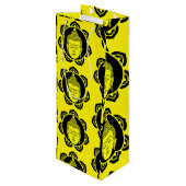 Sac Cadeau Pour Bouteille Bouddha décoratif (Dos Angle)