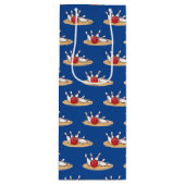 Sac Cadeau Pour Bouteille Bowling Ball Stritles Motif (Devant)