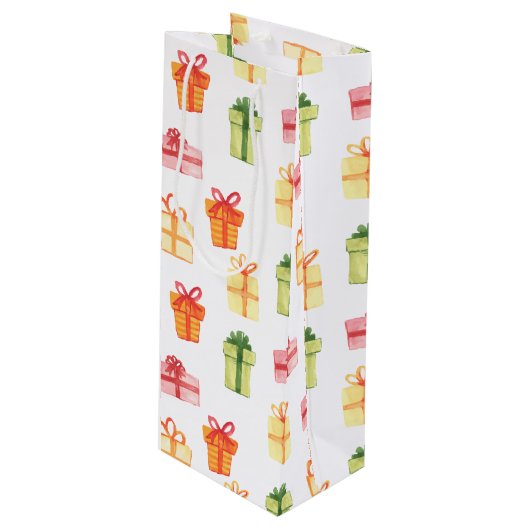 Sac Cadeau Pour Bouteille Bright Hand (Devant Angle)