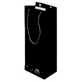 Sac Cadeau Pour Bouteille Brilliant Diamonds Luxury Nouvel An 2023 (Dos Angle)