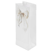 Sac Cadeau Pour Bouteille Cadeaux de remerciement de Baby Shower Blanc à l'A (Dos Angle)