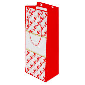 Sac Cadeau Pour Bouteille CANADA Christian Custom Wedding Party (Dos Angle)