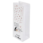 Sac Cadeau Pour Bouteille Cardboardeaux pour Citer Vin Box (Devant Angle)