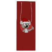 Sac Cadeau Pour Bouteille Caricature de koala de Noël (Devant)