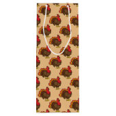 Sac Cadeau Pour Bouteille Caricature mignonne Turquie (Dos)