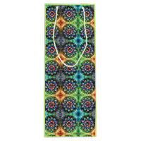 Celestial Neon Mandala Retro-Moderne