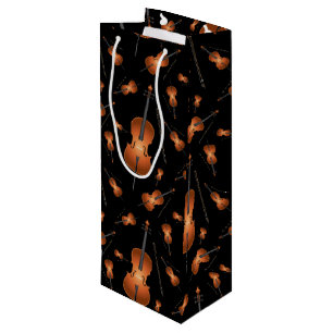 Sac Cadeau Pour Bouteille Cello Musicien Musique Enseignant Chaîne Orchestre