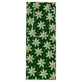Sac Cadeau Pour Bouteille Champ de marguerites (Devant)