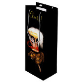 Sac Cadeau Pour Bouteille Champagne Toast  Wine Gift Bag (Devant Angle)