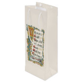 Sac Cadeau Pour Bouteille Chaque bon souhait pour Noël (Dos Angle)
