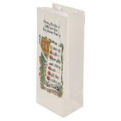 Sac Cadeau Pour Bouteille Chaque bon souhait pour Noël (Devant Angle)