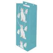 Sac Cadeau Pour Bouteille Chats durs (Devant Angle)