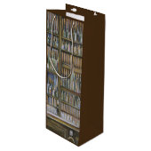 Sac Cadeau Pour Bouteille Chaud, mais pas en mouvement (Devant Angle)