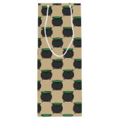 Sac Cadeau Pour Bouteille Chaudron de sorcière (Dos)