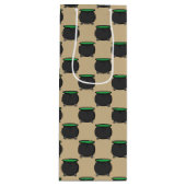 Sac Cadeau Pour Bouteille Chaudron de sorcière (Devant)