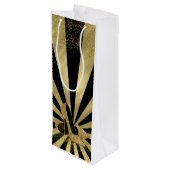 Sac Cadeau Pour Bouteille Chaussures à talon haute Parties scintillant en or (Dos Angle)