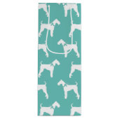 Sac Cadeau Pour Bouteille Chien Chien Chien Airedale (Devant)