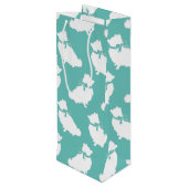 Sac Cadeau Pour Bouteille Chien Chien Chien Poméranie (Dos Angle)